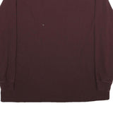 CARHARTT Mens Maroon Pocket Long Sleeve Crew Neck T-Shirt 2XL Cotton