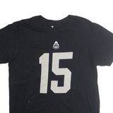 FANATIC Mens Black Graphic T-Shirt L Short Sleeve Crew Neck Sports Number 15