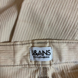 Dolce & Gabbana Pinstripe Trousers - 28W UK 8 Beige Cotton Blend