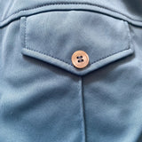 Sisley Shirt - Small Blue Polyester