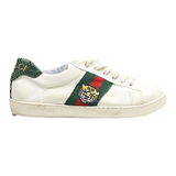 GUCCI Sneaker Trainers White Leather Womens UK 7