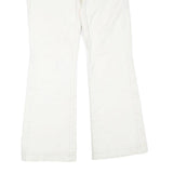 CABI JEANS Womens White Regular Fit Straight Denim Jeans Cotton Blend W32 L30