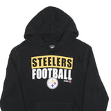 47 Mens Black Steelers Football Pullover Hoodie M NFL Sports Fan Sweatshirt