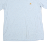 CARHARTT Womens Light Blue Jersey L Short Sleeve Crew Neck Pocket T-Shirt