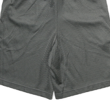 CHAMPION Mens Shorts Grey University Logo Mesh S W24 Lightweight Sportswear