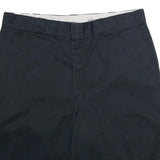 DICKIES Mens Black Casual Shorts XL W40 Polyester Blend Workwear Logo