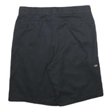 DICKIES Mens Black Casual Shorts XL W40 Polyester Blend Workwear Logo