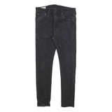 LEVI'S 519 Mens Slim Skinny Denim Black W28 L27 Stretch Cotton Blend Zip Jeans