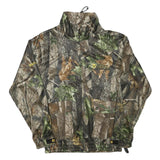 SCENT BLOCKER Mens Green & Brown Camouflage Outdoor Zip Nylon Jacket M