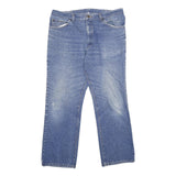 LEE Mens Blue Regular Fit Straight Denim Jeans W38 L30 Classic Cotton Zip