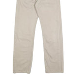 LEVI'S Mens Cotton Beige Regular Straight Trousers W31 L32 Classic Zip Pocket