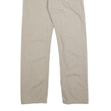 LEVI'S Mens Cotton Beige Regular Straight Trousers W31 L32 Classic Zip Pocket