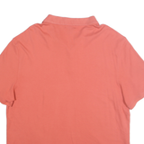 CALVIN KLEIN Mens Coral Plain Short Sleeve Polo Shirt 2XL Casual Summer Top
