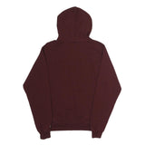 CHAMPION Mens Maroon Lake Tahoe Hoodie L Cotton Blend Pullover Casual Sweatshirt