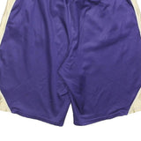 NIKE Mens Purple Cream Sports Shorts M W28 Washington Print