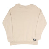 ADIDAS Womens Beige Sweatshirt Crew Neck S Cotton Blend Casual Comfort