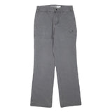 DICKIES Mens Regular Grey Cotton Blend Regular Fit Jeans W28 L32 Workwear Zip