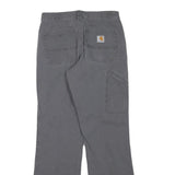 DICKIES Mens Regular Grey Cotton Blend Regular Fit Jeans W28 L32 Workwear Zip