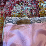 Fiorello Animal print Mini Skirt - 30W UK 10 Pink Faux Leather