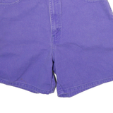 CITANO Womens Shorts Purple Casual Cotton Blend M W24 90s Vintage Style