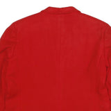 PENDLETON Womens Red Wool Classic Jacket L Button Closure Plain Elegant Stylish