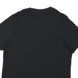 CHAMPION Mens Black Graphic T-Shirt M Short Sleeve Crew Neck Logo Print