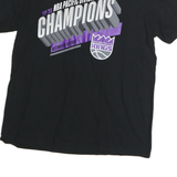 FANATICS Mens Black Sacramento Kings NBA Pacific Division Champions T-Shirt L
