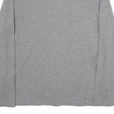 PUMA Mens Grey Long Sleeve Crew Neck Cotton T-Shirt 2XL Casual Sportswear