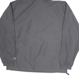 CHAMPION Mens Grey Hooded Zip Jacket M Polyester Outdoor Sportswear Lightweight