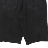 WRANGLER Mens Black Denim Shorts L W36 Classic Fit Casual Cotton