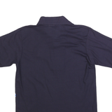CHAMPION Mens Navy Blue Polo Shirt M Cotton Blend Classic Embroidered Logo