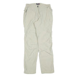 8848 Womens Polyester Blend Beige Regular Leg Trousers W30 L34 Outdoor Zip