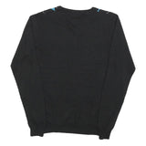 STOCKHOMME Mens Black Blue Grey Patterned V-Neck Basic Knit Jumper S Acrylic