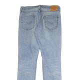 LEVI'S 511 Mens Jeans Blue Regular Slim Denim Light W33 L32 Classic Zip