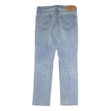 LEVI'S 511 Mens Jeans Blue Regular Slim Denim Light W33 L32 Classic Zip