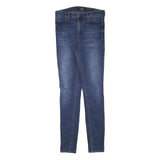 GUESS Womens Jeans Blue Slim Skinny Denim Medium W28 L30 Stylish Zip Fastening
