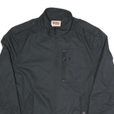 LEVI'S Mens Black Zip Polyester Blend Bomber Jacket M Plain Casual Outerwear