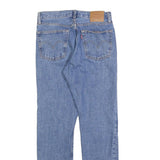 LEVI'S 501 Womens Jeans Blue Regular Straight Denim Medium W27 L30 Patchwork