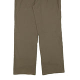 TRUSSARDI Womens Polyester Blend Olive Relaxed Wide Leg Trousers W30 L29