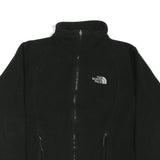 THE NORTH FACE Womens Black Outdoor Jacket M Polyester Blend Zip Fleece