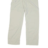 COLUMBIA Womens Regular Beige Polyester Blend Zip Trousers W30 L31 Outdoor