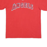 MAJESTIC Mens Red Angels Graphic T-Shirt M Short Sleeve Crew Neck Baseball