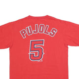 MAJESTIC Mens Red Angels Graphic T-Shirt M Short Sleeve Crew Neck Baseball