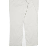 CHAPS Mens Cotton White Regular Fit Straight Leg Trousers W40 L33 Casual Comfort