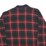 POLO RALPH LAUREN Mens Red & Green Plaid Crew Neck XL Cotton Blend Sweatshirt