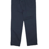 DICKIES Mens Cotton Blend Navy Regular Straight Trousers W28 L31 Workwear Fit