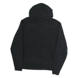 PUMA Mens Black Embossed Logo Pullover Hoodie L Cotton Casual Sportswear