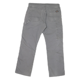 DICKIES Mens Jeans Grey Relaxed Straight Denim Medium W32 L28 Workwear Durable