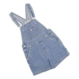 ST JOHNS BAY Womens Blue Denim Dungarees Loose Cotton Blend M W32 L4 Casual