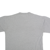 RUSSELL Mens Grey Huntington University Graphic T-Shirt XL Crew Neck Short